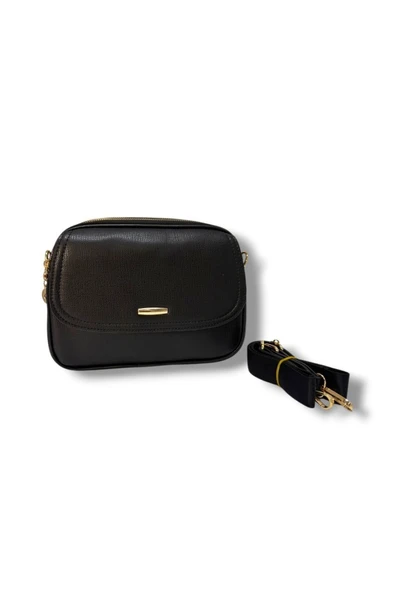 Cakgo 318-26 Deri 3 Bölmeli Çapraz Omuz Askılı Kadın Çanta - 7