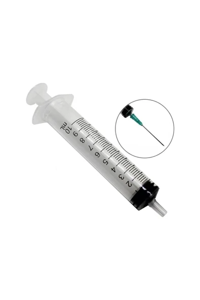Steril Enjektör 10 Cc 21g 10 ml 45adet Yeşi Uç- - 1