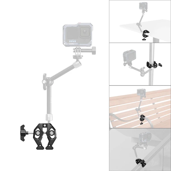 SmallRig 5319 Yengeç Şekilli Kelepçe - Resim 6