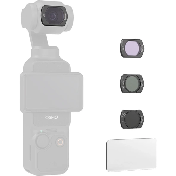 SmallRig 4776 DJI Osmo Pocket 3  için VND2-5 /  ND16/CPL / LPF Filtresi / Ekran Koruyucu Filtre Kiti ürün görseli