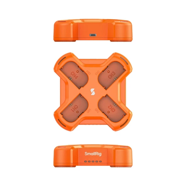 SmallRig 4838 LP-E6NH 4 Kanallı Kamera Pil Şarj Cihazı - 2