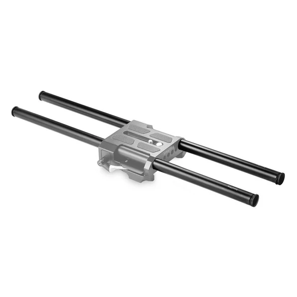 SmallRig 1054 2 adet 15mm Siyah Alüminyum Alaşımlı Çubuk (M12-40cm) - Resim 4