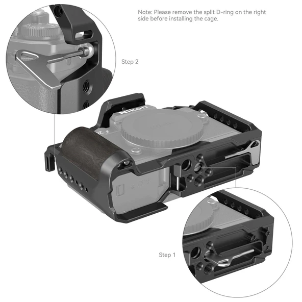 SmallRig 4261 Nikon Z F  için  Kafes - Resim 3