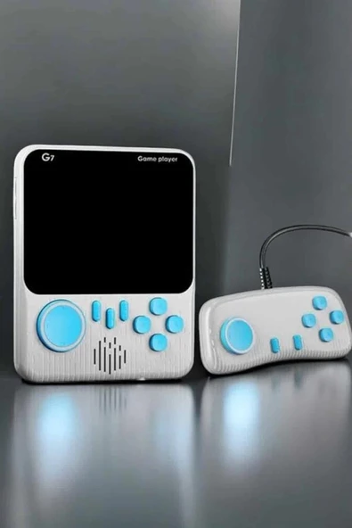 Mini Atari El Atarisi 3.5 inç Ekran Çift Konsol 666 Adet Retro Oyun Gameboy El Atarisi - 5