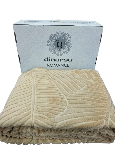 ROMANS EMBOSS TEK KİŞİLİK BATTANİYE VİZON ürün görseli