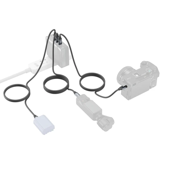 SmallRig 4789 USB-C (Düz)  Veri Kablosu (60 cm) - Resim 4