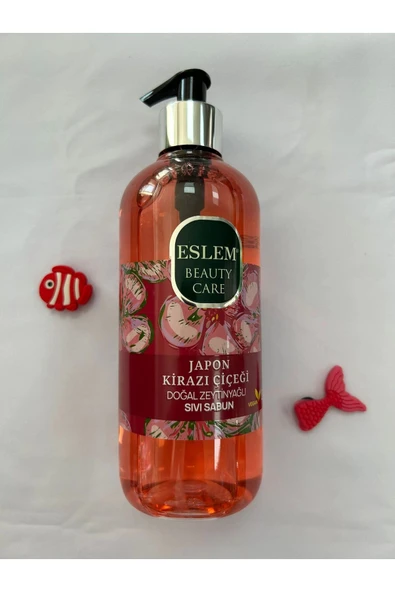 ESLEM JAPON KİRAZI ÇİÇEĞİ DOĞAL ZEYTİNYAĞLI SIVI SABUN - 2