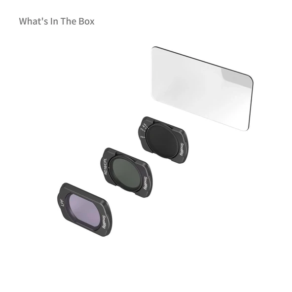 SmallRig 4776 DJI Osmo Pocket 3  için VND2-5 /  ND16/CPL / LPF Filtresi / Ekran Koruyucu Filtre Kiti - Resim 2