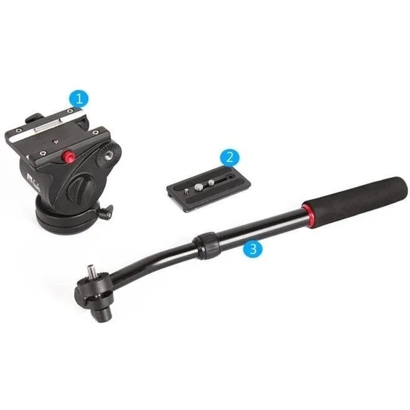 Jieyang JY0508AH Oval Tabanlı Video Kafası - Resim 4