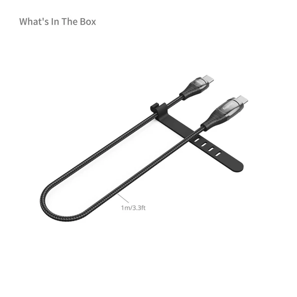 SmallRig 5113 240W Led Ekranlı Güç Kablosu (100 cm) - Resim 5