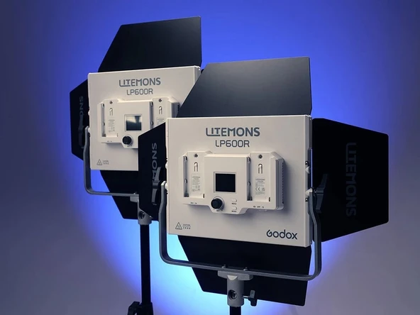 Godox LP600R K2 RGB 2'li Panel LED Işık Kiti - Resim 5