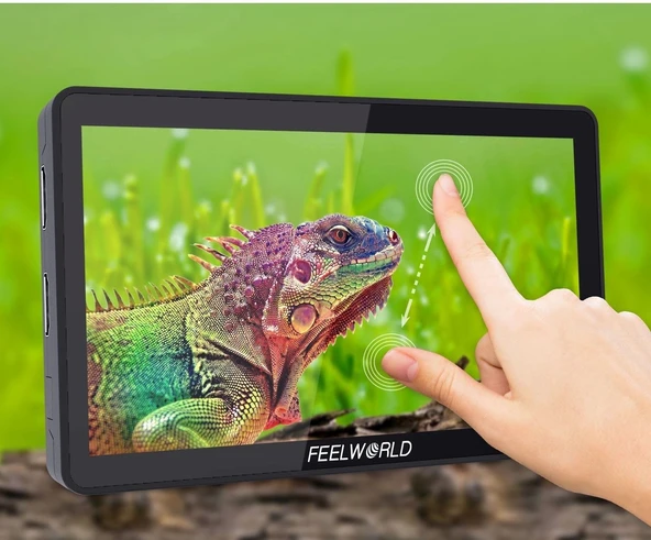 FEELWORLD F6 PLUS 6 inç 3D LUT Kamera Alan Monitörü 1920x1080 HD 4K HDMI - 3