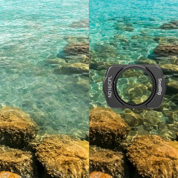 SmallRig 4776 DJI Osmo Pocket 3  için VND2-5 /  ND16/CPL / LPF Filtresi / Ekran Koruyucu Filtre Kiti - Resim 3