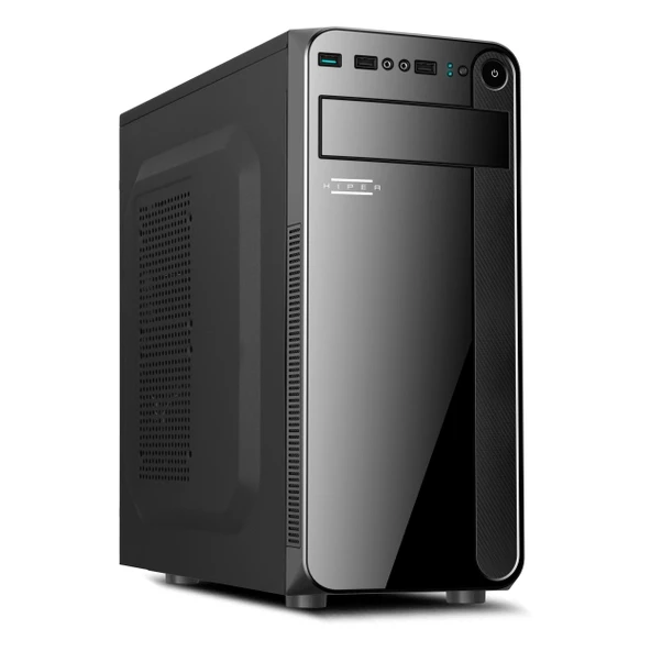 Hiper K-730E USB 2.0 ATX Mid Tower Siyah Kasa ürün görseli 1