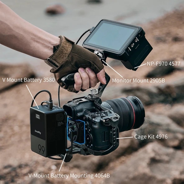 SmallRig 5063 Canon EOS R5 Mark II ve R5  için  Soğutma Fanı - Resim 6