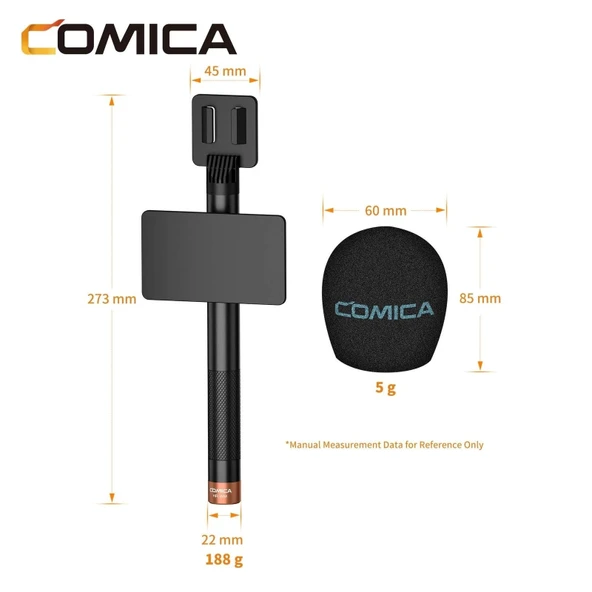 Comica HR-WM Kablosuz Mikrofon İçin El Tipi Adaptör - Resim 2