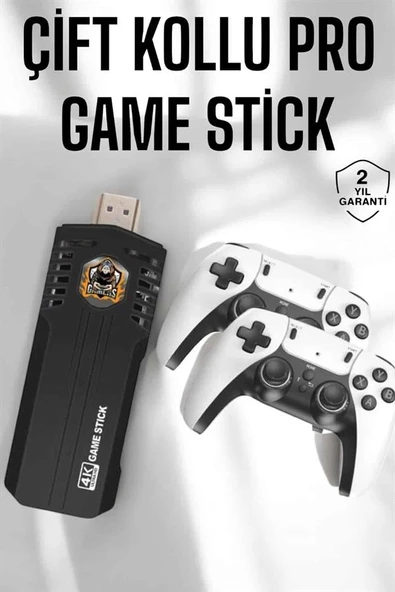 Joystick Çift Kollu Oyun Kolu Retro Oyun Yüksek Çözünürlüklü 3D Game - Resim 2