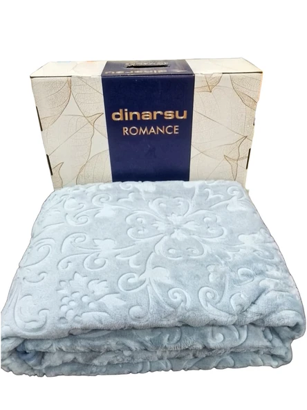 ROMANS EMBOSS TEK KİŞİLİK BATTANİYE İNDİGO ürün görseli