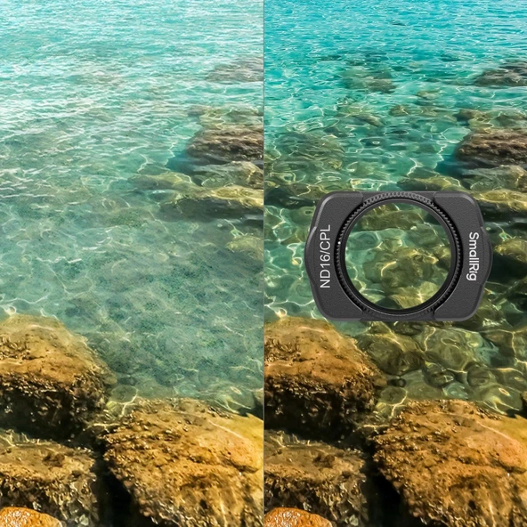 SmallRig 4776 DJI Osmo Pocket 3  için VND2-5 /  ND16/CPL / LPF Filtresi / Ekran Koruyucu Filtre Kiti - Resim 3