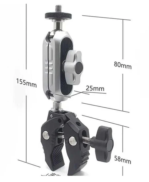 Oem Marka JX006 Metal Mağiç Arm ile Kelepçe - Resim 2