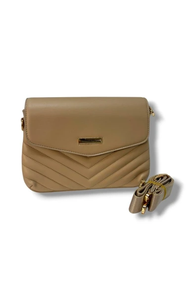 Cakgo 317-26 Deri Kabartmalı Omuz Askılı Kadın Çanta