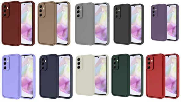 Samsung Galaxy A17 Uyumlu Viera Silikon Kılıf - 12