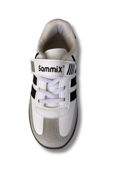 Sammix Erkek Çocuk Spor Ayakkabısı 28-35 Beyaz-Siyah - 6