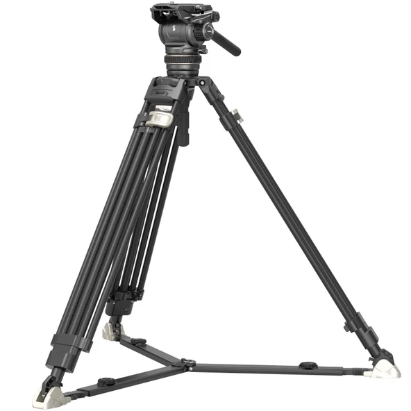 SmallRig AD-120 4463 Ağır Hizmet Tipi Karbon Fiber Tripod Seti - 1
