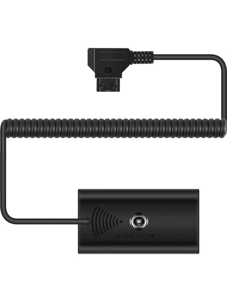 Andoer D-Tap - NP-F550 / F970 DC5521 Sahte Pil Güç Kablosu  Sony Atomos Ninja V Monitör ( 80 cm) - Resim 4