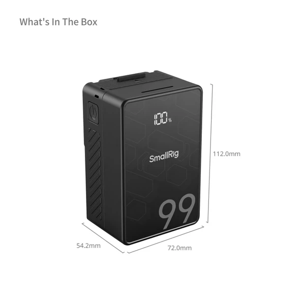 SmallRig 4608 VB99 SE Mini V Mount Pil - 2