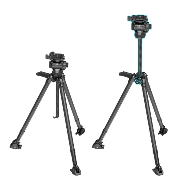 SmallRig 4259  X Potato JET TRIBEX Hidrolik Karbon Fiber Tripod Seti - 2