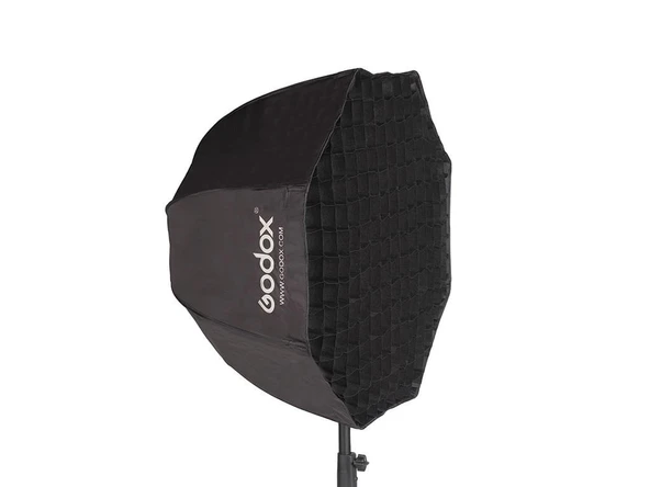 Godox Oktagon 80 cm Grid'li Şemsiye Softbox - Resim 2