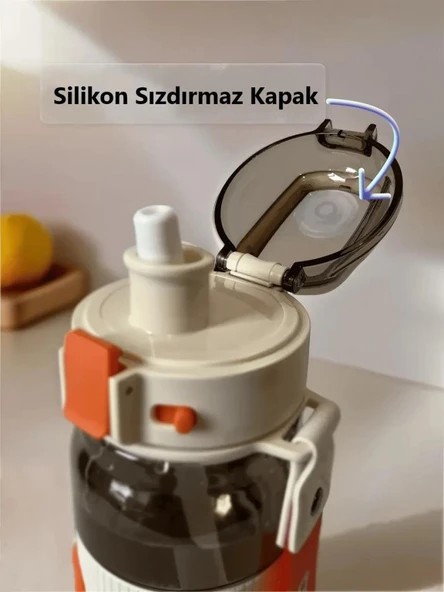 Dodge Su Matarası Tritan Beyaz 850Ml - 5