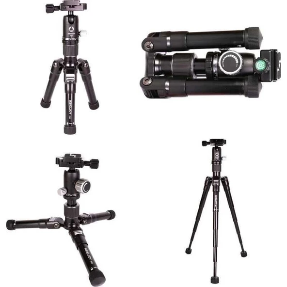 Kingjoy P051+G00 Masa Üstü Mini Tripod - Resim 3