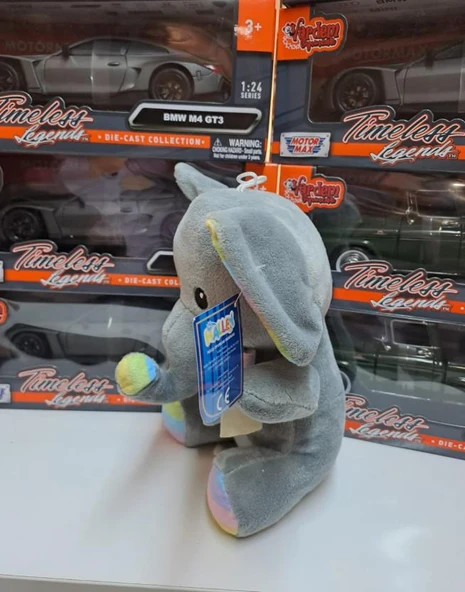 Oyuncak Peluş Sevimli Uyku Arkadaşı Fİl 20 cm - 4