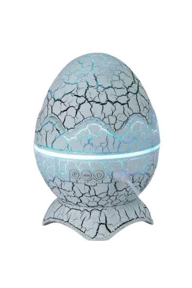 Dinozor Yumurtası Gece Masa Lambası Bluetooth Hoparlör 14 Renk Seçeneği - Resim 5