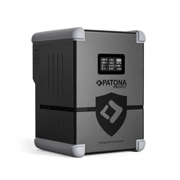 PATONA PROTECT V-Mount Pil V150-PD100 148Wh USB-C USB-A D-Tap 2xDC çıkışı ürün görseli