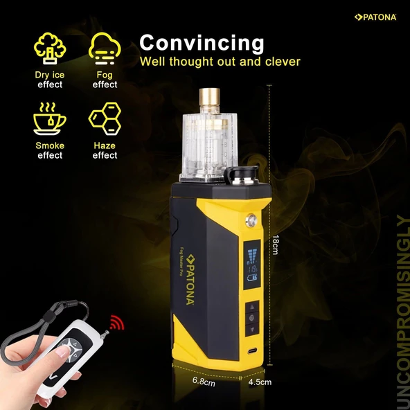 PATONA 4270 Fog Master Pro Set Taşınabilir sis Makinesi Aksesuarları ve Çantası Dahil ürün görseli