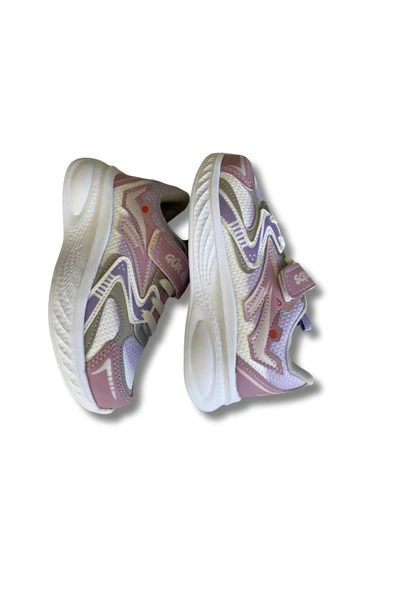 Gür Kids Kız Çocuk Spor Ayakkabısı 26-35 Pembe-Lila - 5