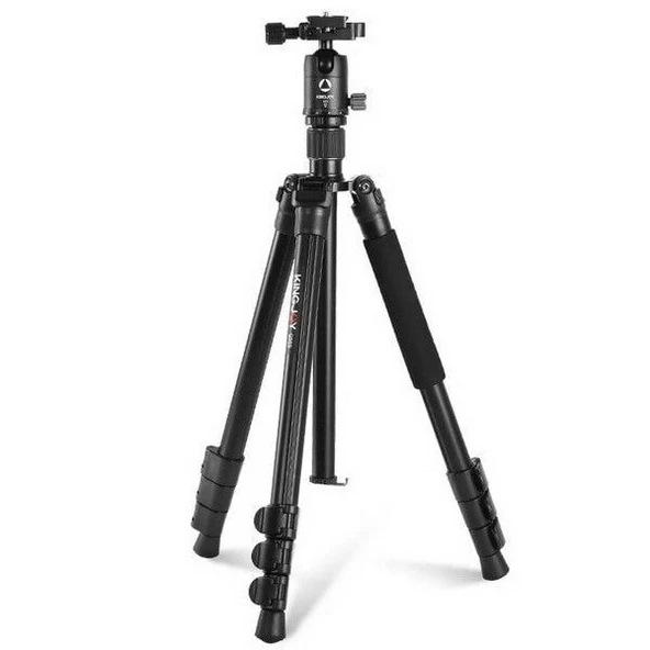 Kingjoy Profesyonel G555+G0 Hafif Seyahat Tripod ürün görseli