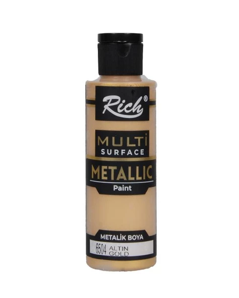 Rich Multi Surface Metalik Akrilik Boya Altın 120ml