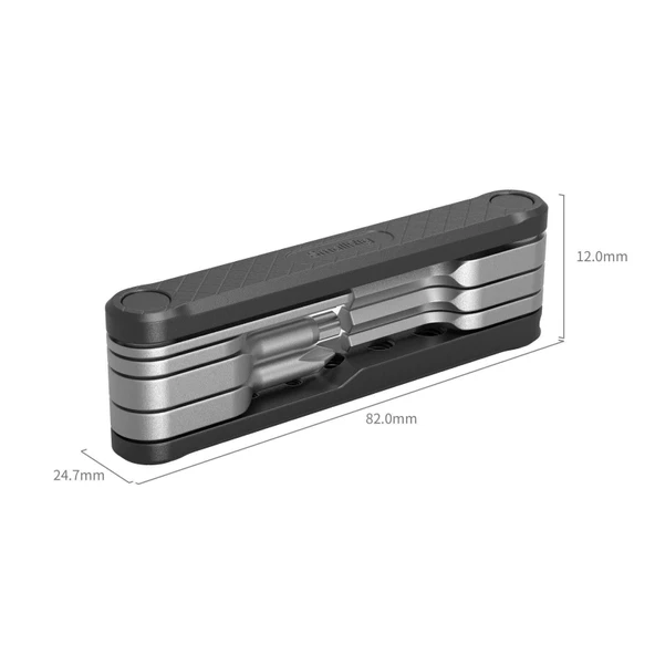 SmallRig 4681 Katlanır Çok Amaçlı Alet Seti (Siyah) - Resim 4