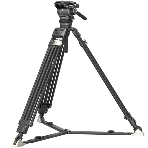 SmallRig AD-120 4463 Ağır Hizmet Tipi Karbon Fiber Tripod Seti - 1