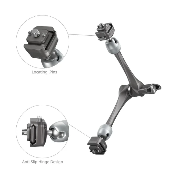 SmallRig 4489 HawkLock H21 Hızlı Çıkarma Rozet Sihirli Kol (11'') - Resim 3