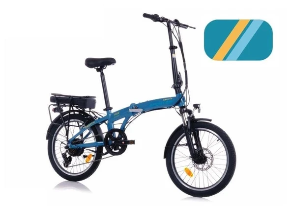 CORELLİ BROSTER ELEKTRA ELEKTRİKLİ KATLANIR BİSİKLET 27CM FREN VB-MD 20 JANT 7 VİTES YEŞİL ürün görseli