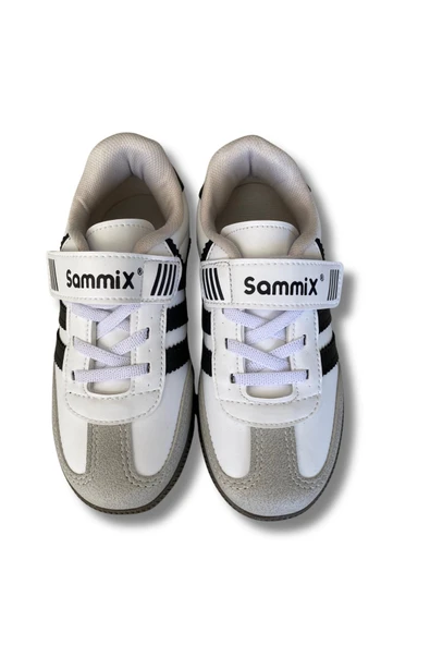 Sammix Erkek Çocuk Spor Ayakkabısı 28-35 Beyaz-Siyah - 2