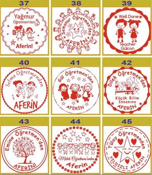 ÖĞRETMEN AFERİN KAŞESİ KIRMIZI - 6