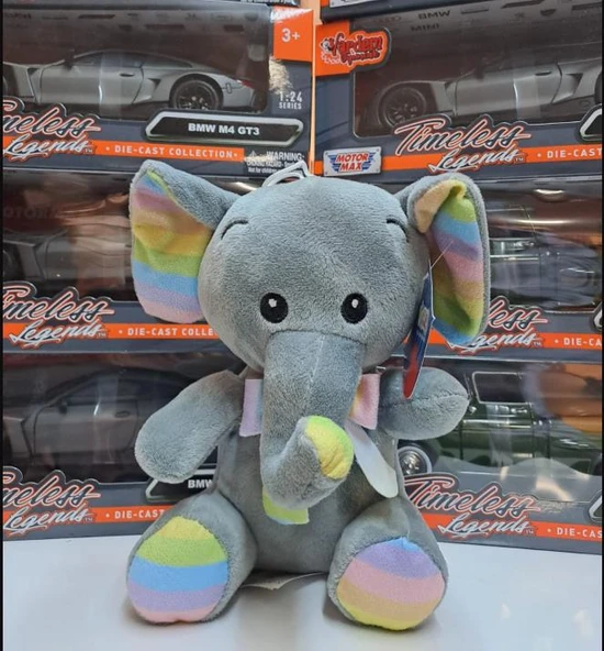 Oyuncak Peluş Sevimli Uyku Arkadaşı Fİl 20 cm - 1