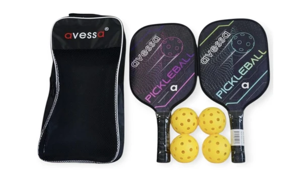 Avessa Pkl-150 Ahşap Paddle Raketi Seti