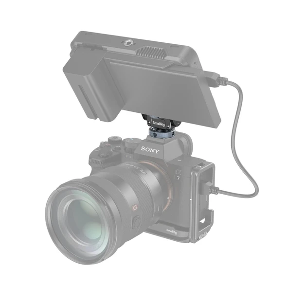 SmallRig 3809B Monitör Desteği Metak Ayak Montajı - 7